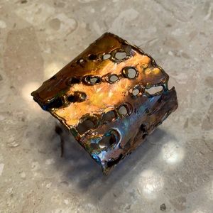 Metal Artisan Cuff Bracelet